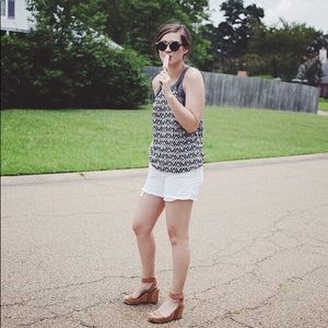 Printed Strappy Tank